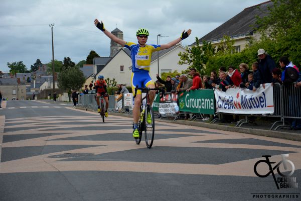 Léo Poupard, vainqueur à La Pommeraye
